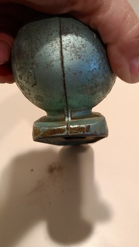 Vtg Strato Rocket Space Ship Xu 232 Coin Bank Cast Mechanical 1950's Duro Mold - Picture 3 of 11