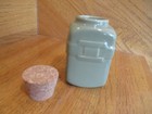 Longaberger Sage Spice Jar Square green with cork nib *shipping included!* — photo 2