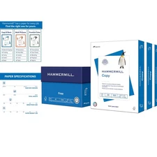 Printer Paper, 20 Lb Copy Paper, 8.5 x 11 - 3 Ream 1,500 Sheets - 92 Bright, ...