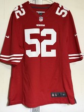 San Francisco 49ers Nike Patrick Willis 52 NFL Away Jersey Large