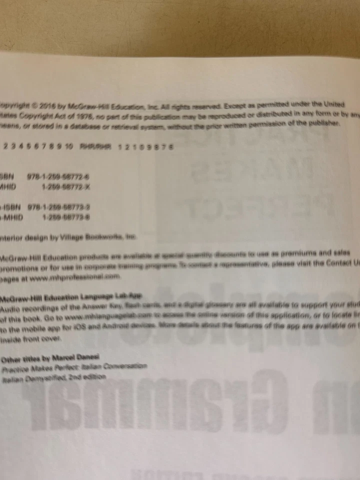 Practice Makes Perfect: Complete Italian Grammar, Premium Second Edition by... - Image 3 of 4