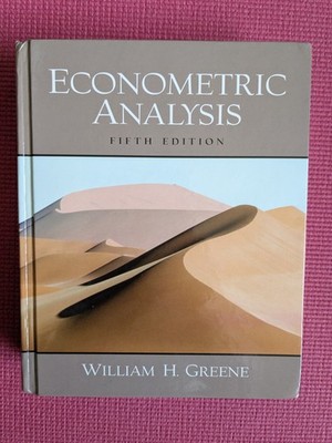 Econometric Analysis, 5th Edn by Greene (2003, Hardcover)