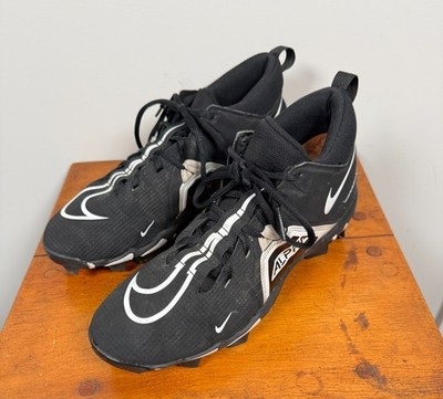 Nike Women's 9.5 Alpha Menace 3 Shark Cleats Black & White Style CV0954-001