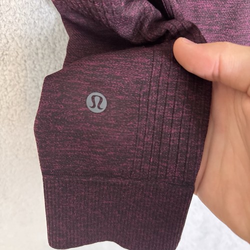 Lululemon Sweater Mens M Maroon Engineered Warmth Crewneck Wool Blend Pullover - Picture 7 of 8