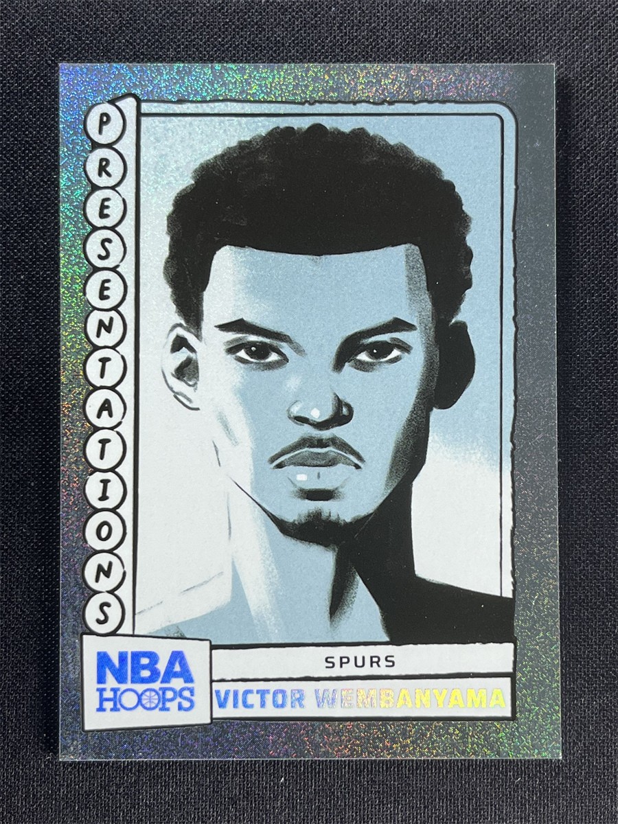 2024-25 Panini NBA Hoops Victor Wembanyama #10 Presentations Foil Case Hit SSP