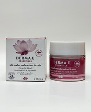 DERMA E Microdermabrasion Scrub Citrus Oil Blend Dead Sea Salt, Jojoba Oil (2oz)