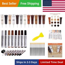 Furniture Repair Kit - Set of 42 - Wood Repair Kit Wood Fillers, Furniture Sc...