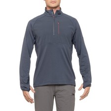  60 Asics Men's Knit Quarter Zip Pull Over - Ombre Blue/GY701 - Medium- New Tag