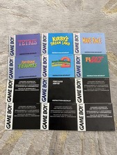 Lot of Gameboy Manual Booklets - Nintendo Gameboy Color, Gameboy Advance