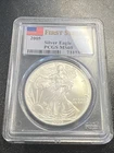 2005 American Silver Eagle - PCGS MS 69 / First Strike / Flag Label -No Reserve!