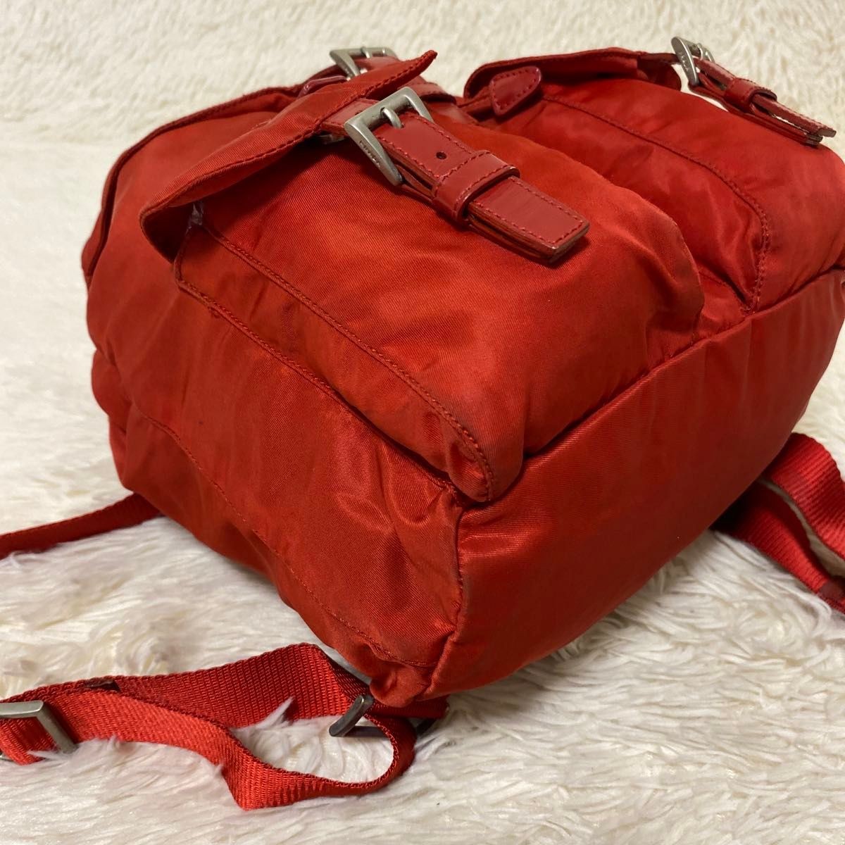 PRADA nylon backpack triangular logo Tessuto Vela… - image 11