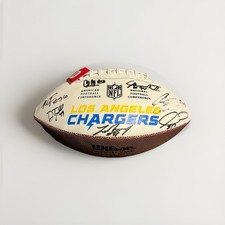 La Chargers Team Signed Football 17 Signatures Keenan Allen Joey Bosa Etc. La Chargers Team Signed Football 17 Signatures Keenan Allen Joey Bosa Etc.
