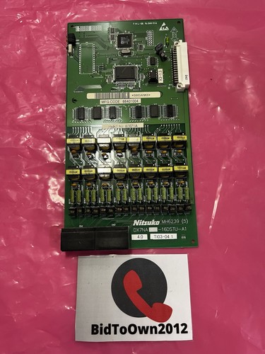 Nitsuko 80021A DX7NA-16DSTU-A1 16-Port Digital Station Card *Refurbished* - Picture 1 of 2