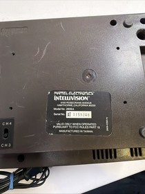 Mattel Intellivision Model 2609A Video Game Console *Untested, As-Is*
