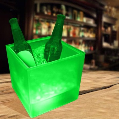 Grün LED Licht Eiskübel Wein Bier Getränk für aktive Atmosphäre Requisiten
