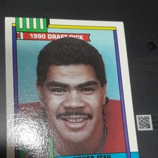 Junior Seau 1990 Draft Pick #381 San Diego Chargers NFL Football Trading Card