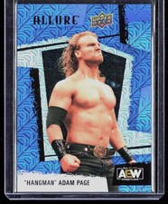 2022 Upper Deck Allure AEW #2 Hangman Adam Page Blue #/35