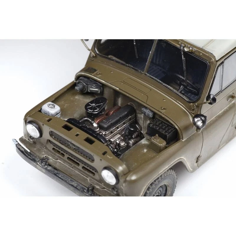 Modellino Macchina Uaz-469 Soviet Military Off-Road Vehicle ZVEZDA 3629 1:3 5 - Immagine 4 di 4