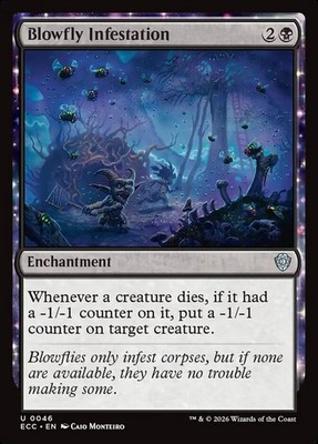 Blowfly Infestation 46 NM Lorwyn Eclipsed Commander MTG