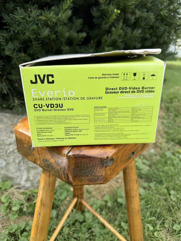 JVC Everio CU-VD3U Share Station Direct DVD Video Burner - NEW, OPEN BOX - Image 4 of 4