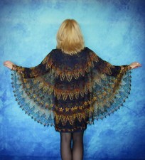 Tricot  Ziegenflaum  charpe Orenburger  charpe Pelerina Tricot  tole  la Main