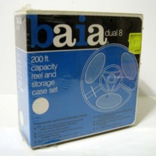 Baia  Dual 8 - 200 Ft Capacity Reel And Storage Case - Set Of Three 3 - New NIP