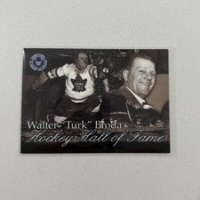 2002-03 Topps Maple Leafs Platinum Collection Hockey Hall of Fame Turk Broda HOF