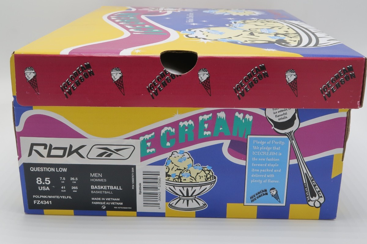 bbc ice cream x reebok question low name chains