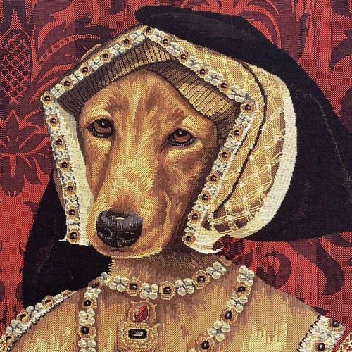 CLAUDE OF FRANCE LABRADOR DOG 18" 47CM BELGIAN TAPESTRY CUSHION COVER ZIP, 03046 - Picture 5 of 7