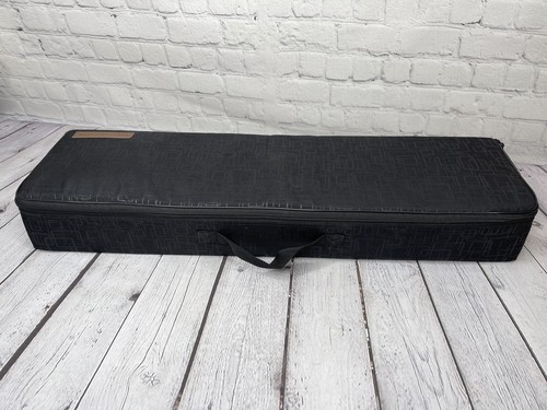 Wild Water Fly Fishing Black Nylon Rod Reel Storage Bag Zippered 28.5”x8”x4” VGC