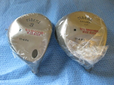 Two -Rident Driver 11 Degrees Big Brother Wide Body 17 + Rident 3 -NEW Heads 