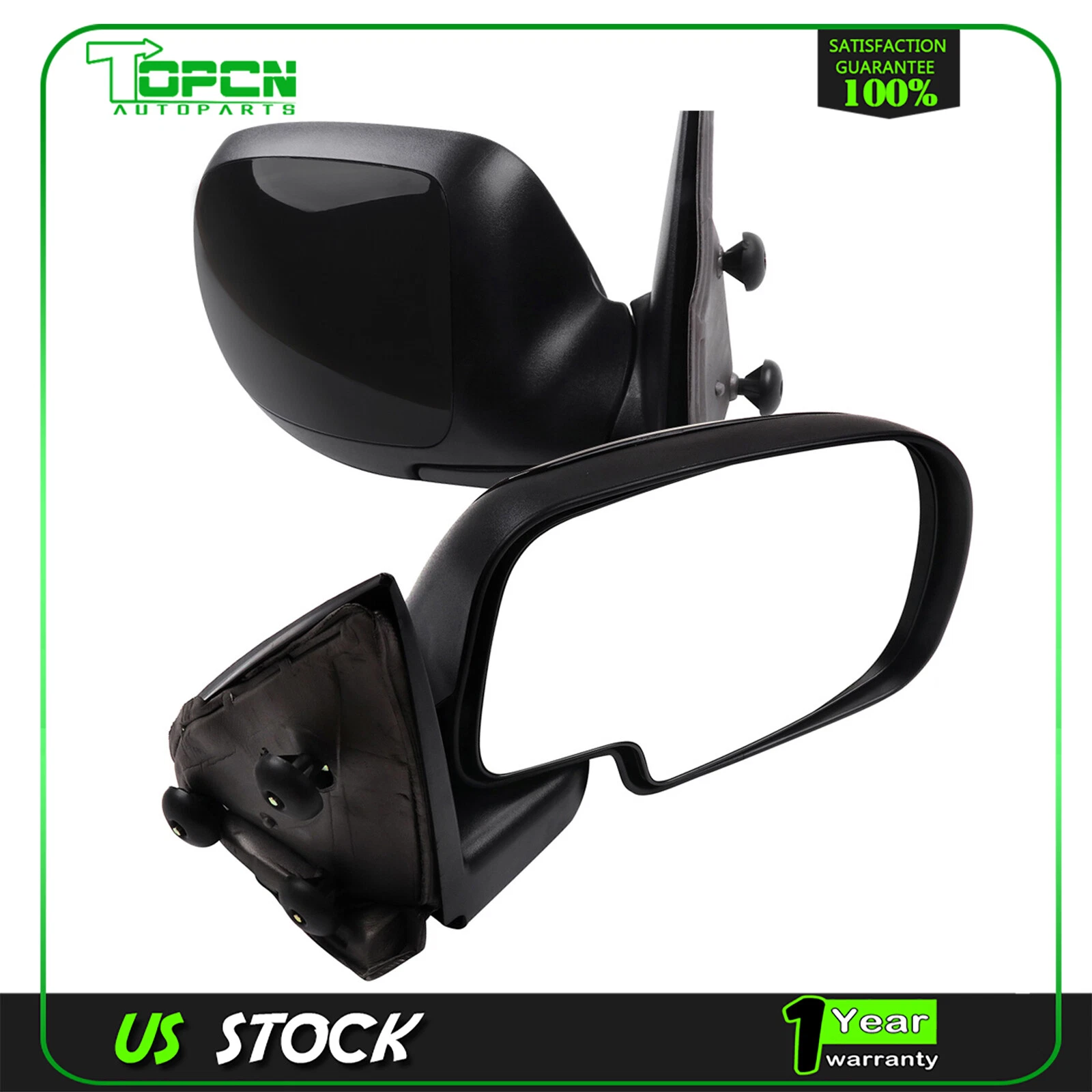 For 1999-2006 Chevrolet Silverado 1500 Left+Right Side View Door Mirrors Manual
