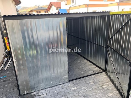 Blechgarage 3x5x2,14 Fertiggarage Metallgarage inkl. Lieferung 13833 !! - Bild 3 von 5