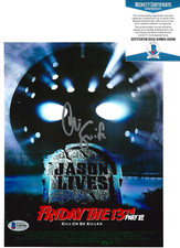 CHRISTOPHER SWIFT SIGNED FRIDAY THE 13TH: JASON PT VI 6 8x10 PHOTO 9 BECKETT COA