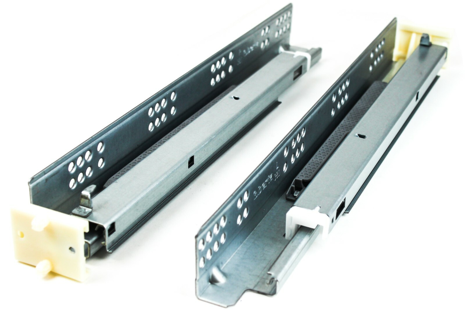 Soft Close Under Mounted 9"-21" Drawer Slide 100 Lb Load Rat