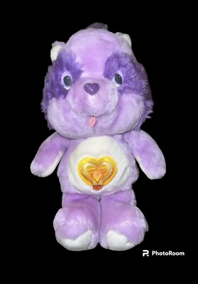 Bright Heart Raccoon Care Bears Champ Bear Vintage Bright Heart
