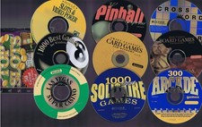 10 piece LOT: Vintage PC CD ROM GAMES CASINO SLOTS Poker Pinball Arcade  BONUS