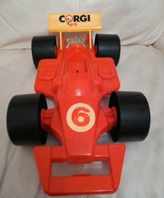 1986 Corgi Carry Car Case rot Rennwagen Grand Prix Formel 1 Made in Britain