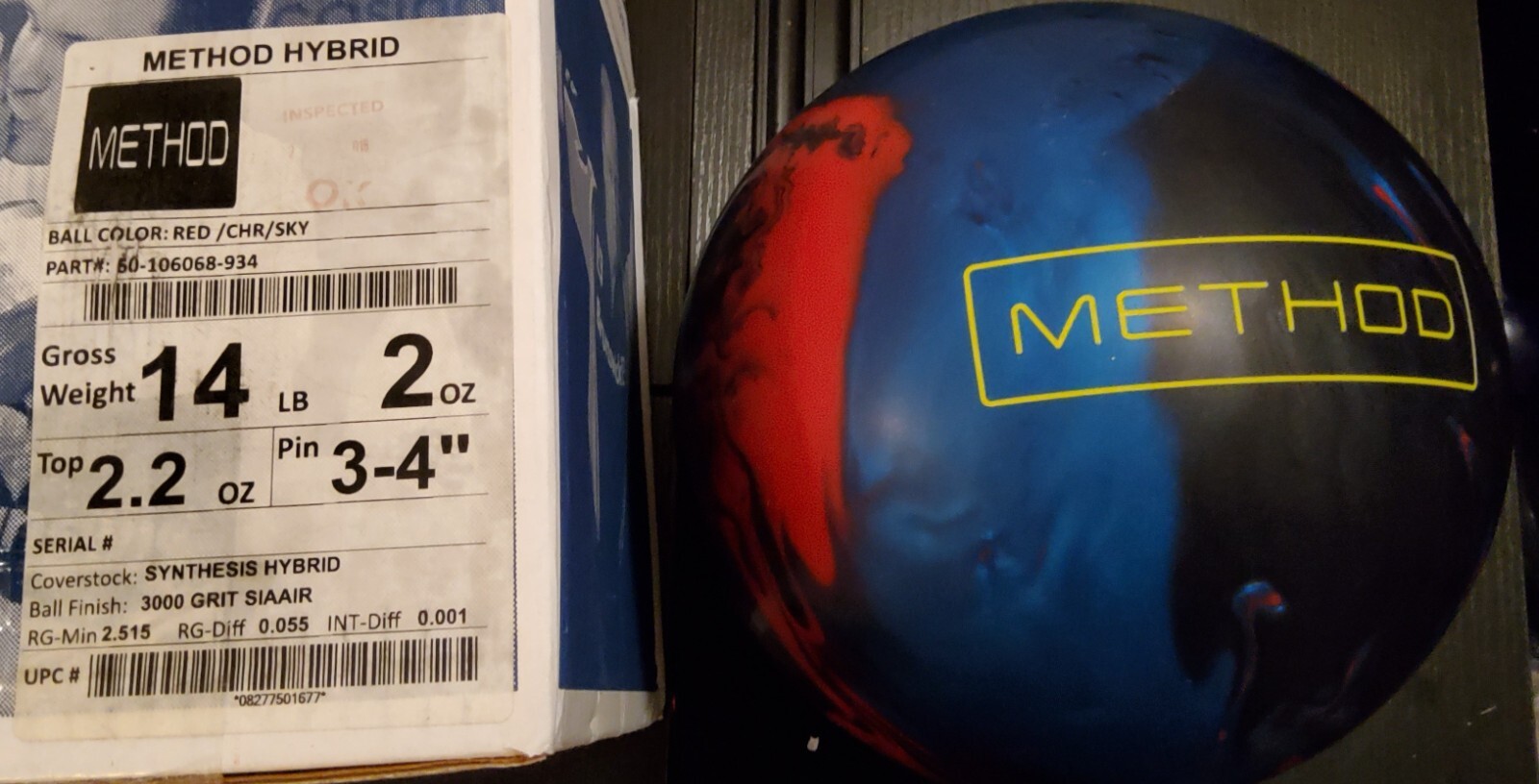 BRUNSWICK METHOD BOWLING BALL 14 LB. NEW UNDRILLED RARE eBay