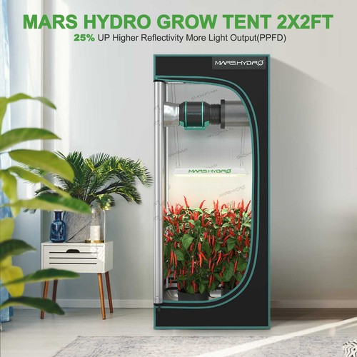 Mars Hydro TS 600 1000 2000 3000 Led Grow Light Grow Tent Kits Hydroponics - Picture 14 of 84
