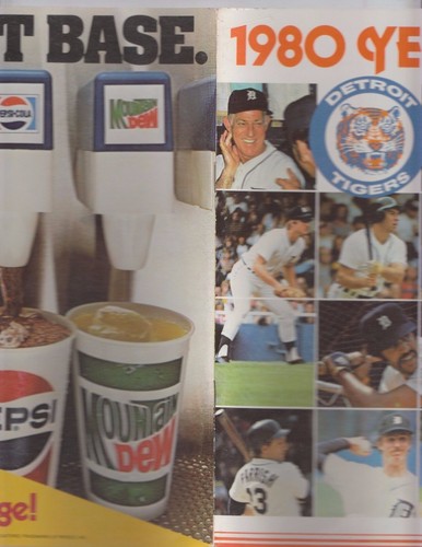 Detroit Tigers 1980 Official MLB Baseball Vintage Yearbook Program Magazine Rare - Picture 3 of 11