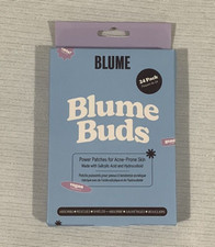 New In Box - Blume Buds Power Patches For Acne Prone Skin - Vegan - 24 Pack