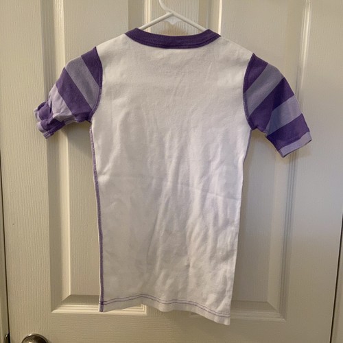 Hanna Andersson Unicorn Pajama Short Sleeve Top Organic Cotton Size 150 US 12 - Picture 6 of 6