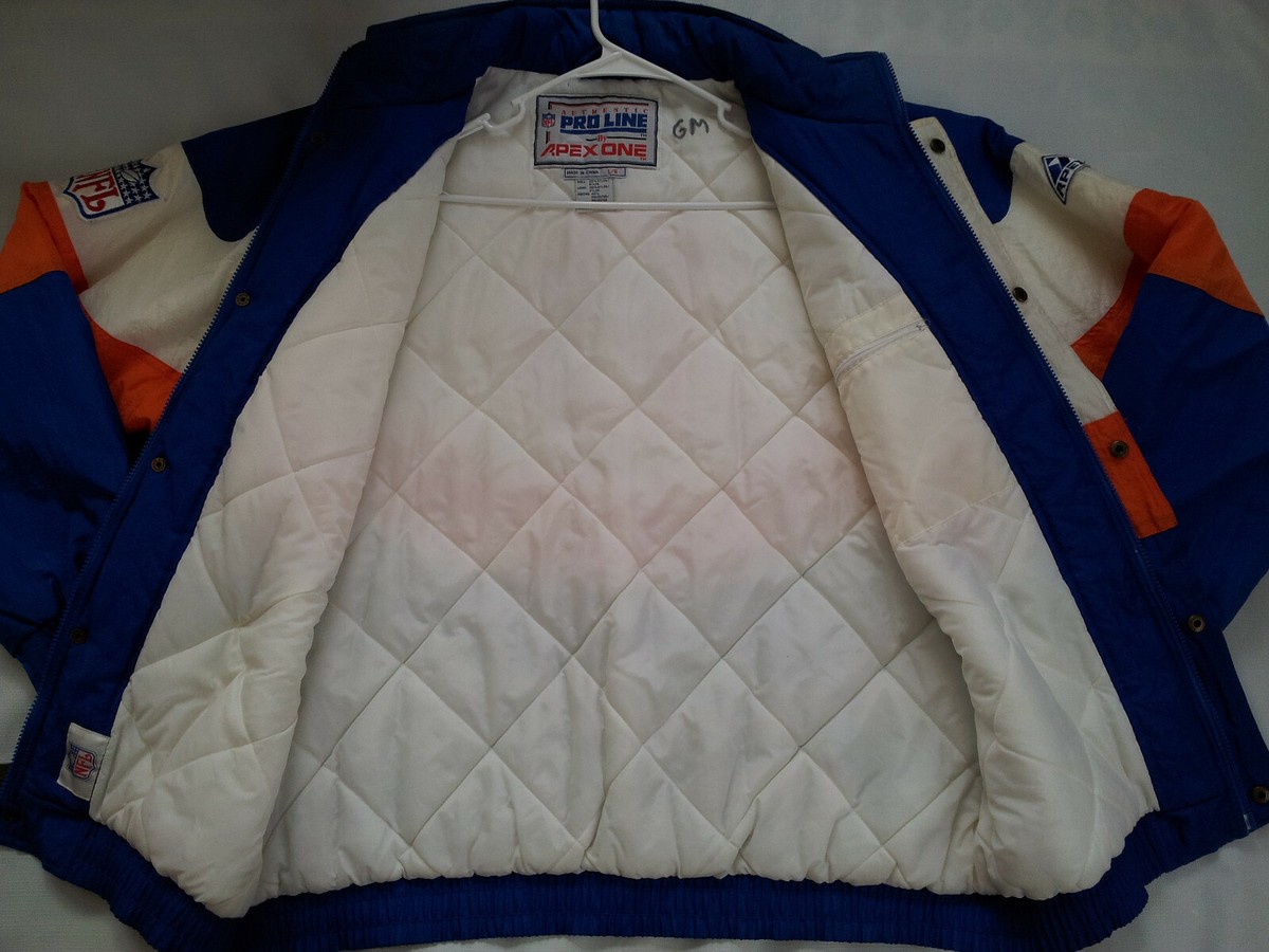 VINTAG APEX ONE PRO LINE AUTHENTIC DENVER BRONCOS FULL ZIPP WINTER