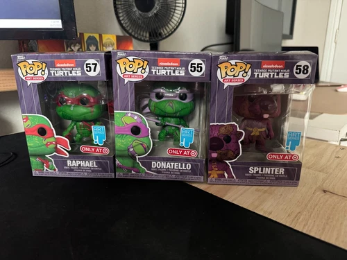Teenage Mutant Ninja Turtles Art Series Funko Pop Lot
