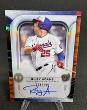 2022 Topps Tribute - Tribute Autographs Blue #TA-RAD Riley Adams /150 (AU, RC)