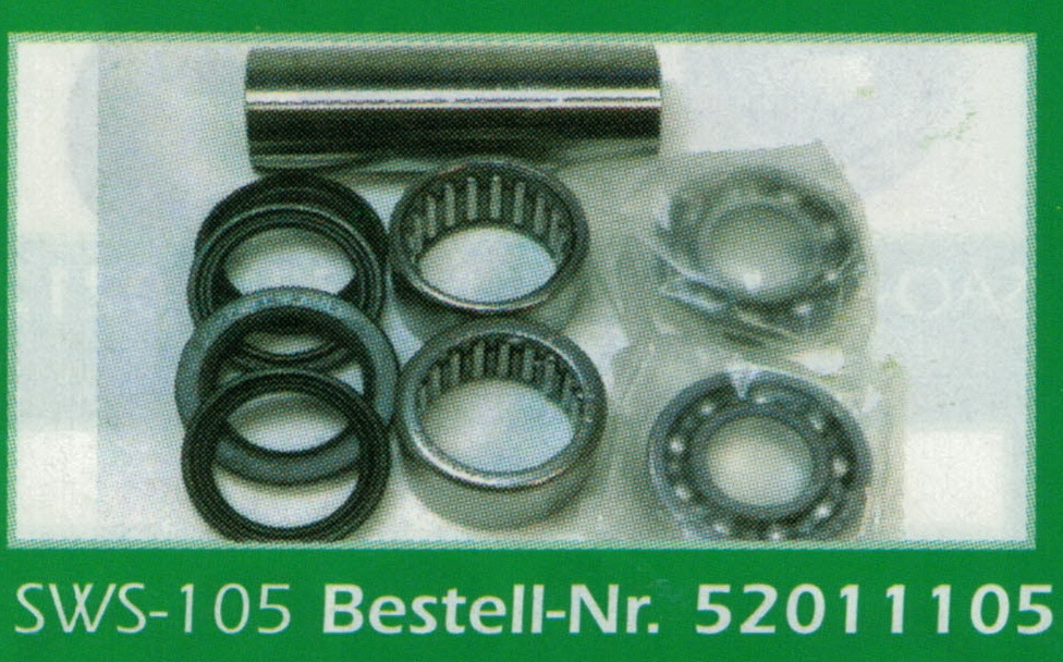 Roulement bras oscillant SWS-105 kit réparation suspension Honda CB 600 F Hornet