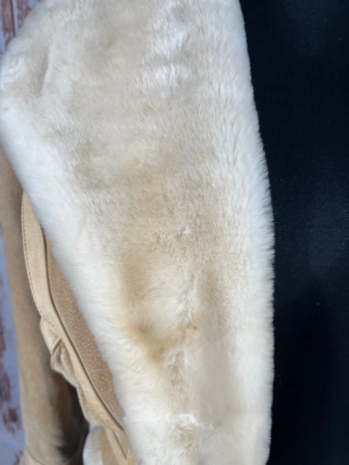 Chaqueta corta Wilson Adventure Bound de colección para mujer talla S gamuza cuero imitación piel marrón Foto 3 de 4