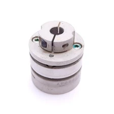 Flexible Shaft Coupling, ID: 8mm to 1/2", OD: 34mm, Length: 38mm