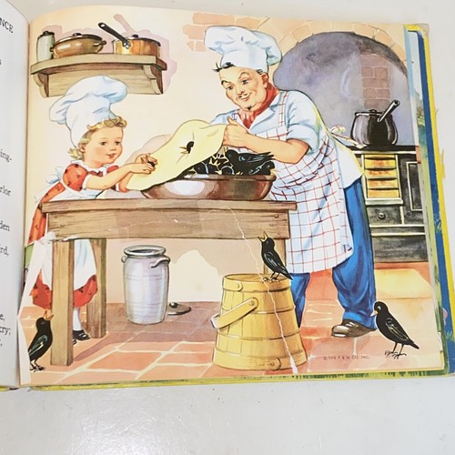 Vintage 1953 Mother Goose Rhymes Hardcover Full Color Illustrations - Picture 14 of 21